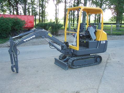 volvo ec158 xtv mini excavator|volvo ec15b.